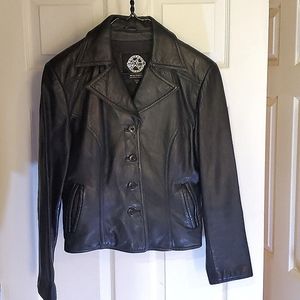 Women's leather jacket